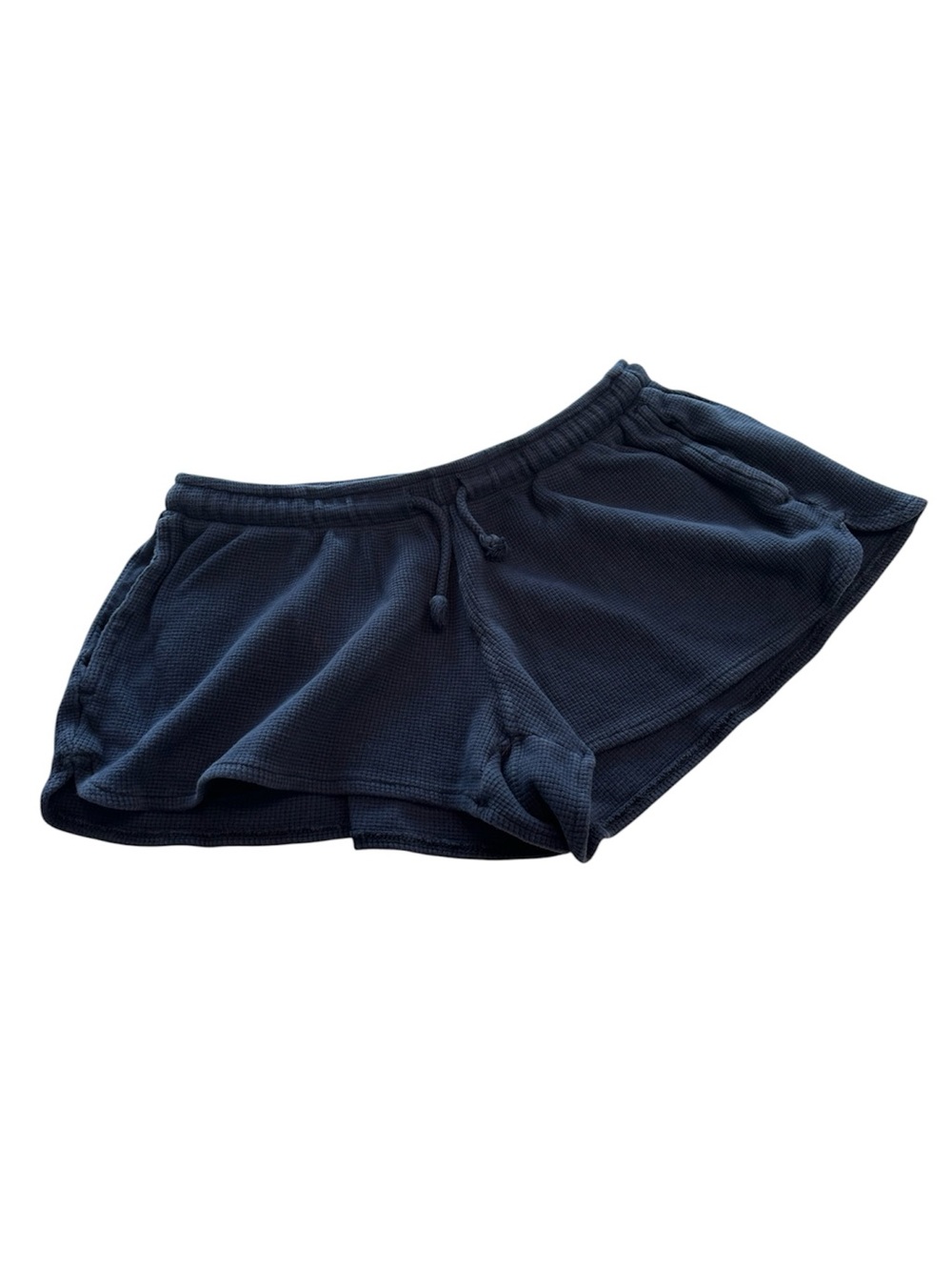 Brandy Melville Shorts Loungewear Waffle Knit Faded Blue Women’s Size Small